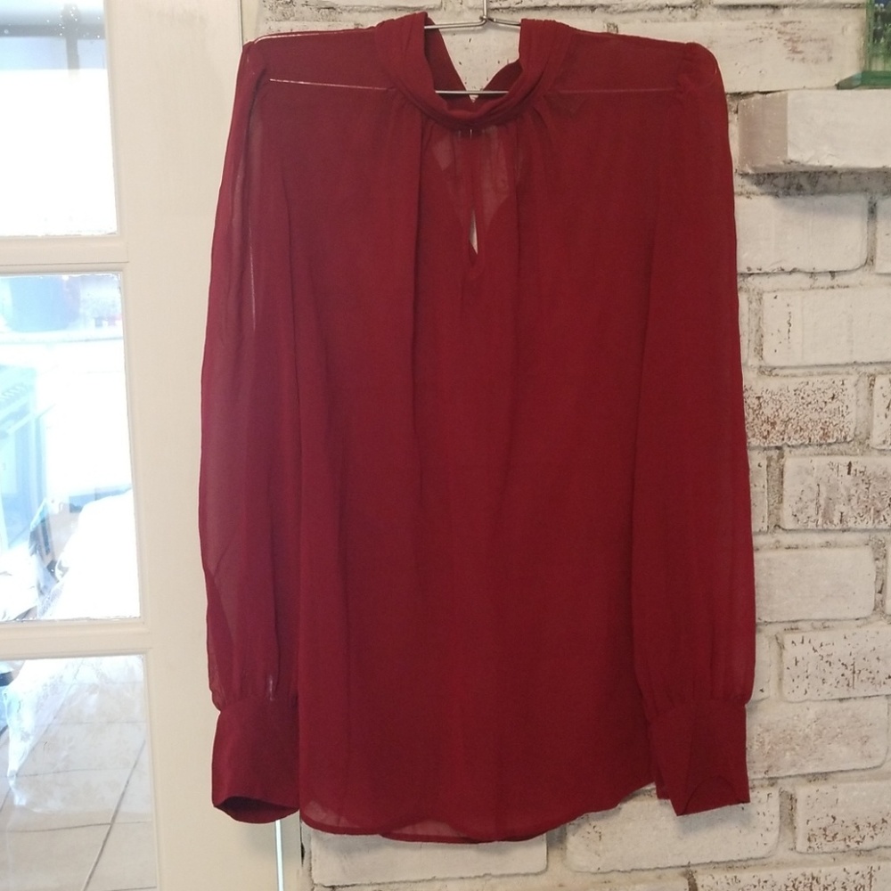 Forever 21 sheer blouse